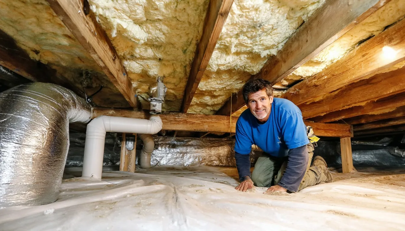 Crawl space waterproofing services in Cookeville